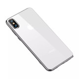 Husa protectie Iphone XS, ultra slim, din silicon Argintiu