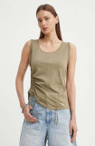 G-Star Raw tricou din bumbac femei, culoarea verde, D24660-4107