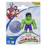 SPIDEY SI PRIETENII LUI UIMITORI MARVEL SET FIGURINA HULK SI ACCESORII