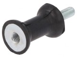 Atenuator de Vibrații din Guma M6 20mm 30mm 227N