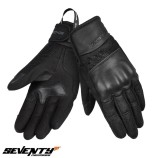 Manusi barbati pentru scuter - motocicleta Urban vara Seventy model SD-C36 Icon culoare: negru &ndash; degete tactile M (8 cm)
