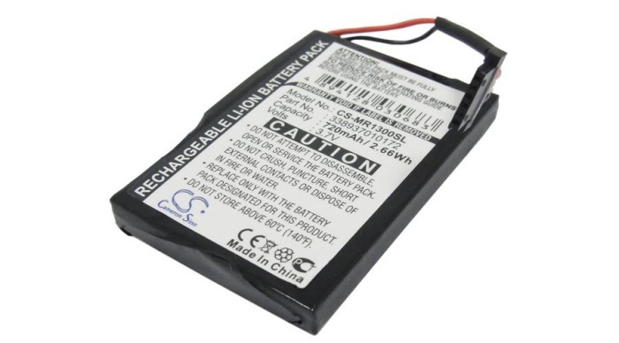 Cameron Sino 720mAh Magellan RoadMate 1300,RoadMate 1340 Baterie