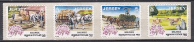 Jersey 1998 - Munci tradiționale - Bandă de 4, autoadezive, cu imprimare 1998, MNH foto