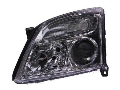 Far Opel VECTRA C 09.2001-09.2005 SIGNUM 06.2003-09.2005 DEPO fata stanga, tip bec H7+H7, culoare rama argintiu foto
