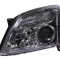 Far Opel VECTRA C 09.2001-09.2005 SIGNUM 06.2003-09.2005 DEPO fata stanga, tip bec H7+H7, culoare rama argintiu