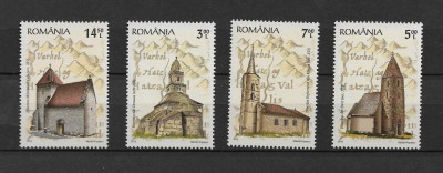 ROMANIA 2012 - BISERICI DIN TARA HATEGULUI, MNH - LP 1959 foto