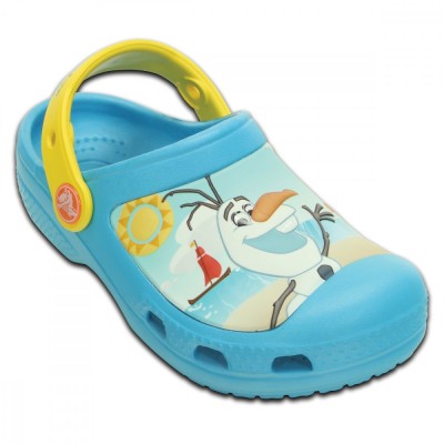 Saboti Crocs CC Olaf Clog Albastru - Electric Blue foto