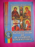 HOPCT CARTE-PUTEREA CELOR 40 DE LITURGHII SI PARASTASELE-DIN INVATATURILE PARINTELUI CLEOPA -32 PAG-CARTE DE BUZUNAR