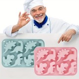 1 buc Formă din Silicon Drăguț Dinozaur