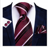 Set cravata + batista + butoni - matase - model 35