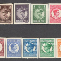 Romania.1930 Regele Carol II-filigran PTT nedantelate TR.29