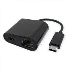 Adaptor USB 3.2 Gen 2 type C la Gigabit + PD 100W, Value 12.99.1118