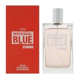 Cumpara ieftin Apa de toaleta Avon Individual Blue Strong pentru barbati 100 ml , parfum aromatic-fresh cu note de lavanda, menta si lemn de santal, pentru barbatul
