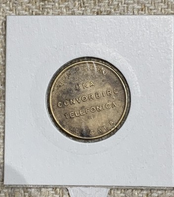 Jeton bun pentru una convorbire telefonică locală foto