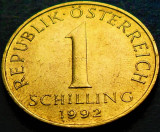 Cumpara ieftin Moneda 1 SCHILLING - AUSTRIA, anul 1992 * cod 5387, Europa