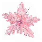 Craciunita artificiala roz 25x24.5 cm