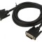 Cablu DVI-D Dual Link Textilă 24+1 Pin