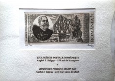ROMANIA 2009-ZIUA MARCII, TIMBRU GRAVAT, 2 VALORI, OCTAVIAN ION PENDA - LP 1840b foto