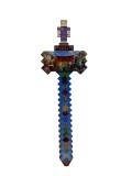 Ciocan Minecraft cu Sunete si Lumini, Figurina Pixelata, Plastic Multicolor, 3+ ani