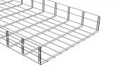 Canal cablu metalic 500x100mm din sarma mesh galvanizat lungime 2m jgheab pentru trasee electrice, ARKYS