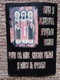 Viata Si Acatistul Sfintilor Ierarhi Fotie Cel Mare, Grigore Palama si Marcu al Efesului