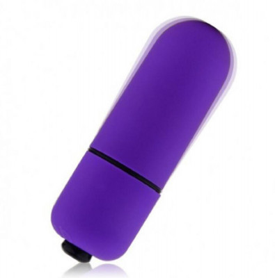 Mic vibrator compact de mici dimensiuni de culoare mov foto