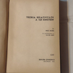 MAX BORN - TEORIA RELATIVITATII A LUI EINSTEIN