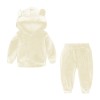 Trening ivoire din catifea pentru bebelusi - Urechiuse (Marime Disponibila: 3, Superbaby