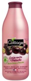 Gel de dus si lapte de baie cu extract de cirese negre si fistic, 750ml, Cottage