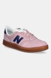 New Balance sneakers din piele &icirc;ntoarsă CT500 culoarea roz, CT500PHA