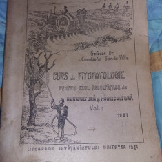carte veche 1957,CURS de FITOPATOLOGIE-AGRICULTURA si HORTICULTURA,T.GRATUIT