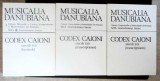 MUSICALIA DANUBIANA, CODEX CAIONI SAECULI XVII VOL.1-3 FACSIMILE, TRANSCRIPTIONES VOL.1-2-SAVIANA DIAMANDI,-352957