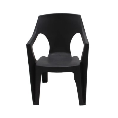 Scaun de gradina sau terasa plastic maro 56 x 41 x 82 cm foto