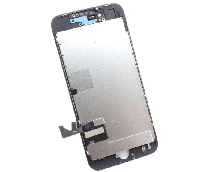 Display iPhone 8 LCD Negru Complet Cu Tablita Metalica Si Conector Amprenta