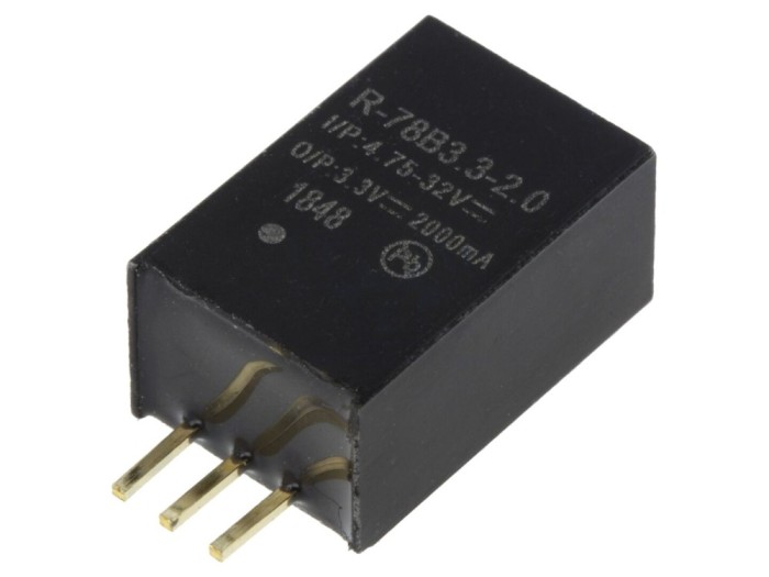 Convertor DC/DC 3,3V 2A SIP3