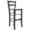 Scaun Paesana bar - cadru wenge - imitatie piele crem - 21834