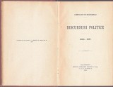1522SPN Constantin Boerescu, Discursuri politice 1866 - 1891, 1903