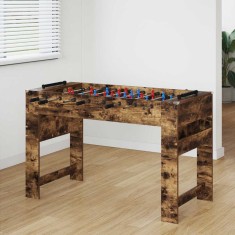 vidaXL Masă de Foosball Stejar fumuriu 125 x 60,5 x 80 cm 858888