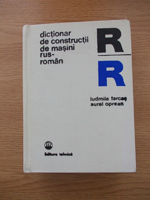 DICTIONAR DE CONSTRUCTII DE MASINI RUS ROMAN-CARTONAT-R1B foto