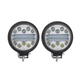 Set 2x Proiectoare auto rotunde, 34 leduri, 102W/proiector