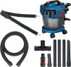 Bosch GAS 18V-10 L Premium (Solo) Aspirator 18V fara acumulator in set, 10L, 115mbari, umed si uscat + Set 4 roti ProAdvanced PowerfulTools