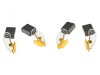 Set 4 perii carbon pentru polizoare 230 8x14x17mm, GEKO G00483