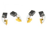Set 4 perii carbon pentru polizoare 230 8x14x17mm, GEKO G00483