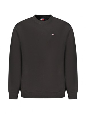 Bluza barbati, cu mini logo brodat, Regular fit, Negru, M foto