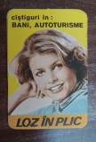 C9 7 - 1983 - Calendar de buzunar - reclama Loto - pronosport