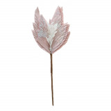 Floare roz de Craciun 25 cm