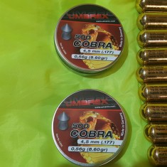 1.000 ALICE 4.5 UMAREX COBRA + 10 CAPSULE WALTHER 12 GR. foto