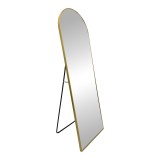 Cumpara ieftin Oglindă Lorens Inart din aluminiu &icirc;n culoare aur-negru 46x40x150cm