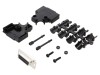 Conector D-Sub Mama MH CONNECTORS 45 Grade, 15 Pini, Plastic, Pentru Cablu