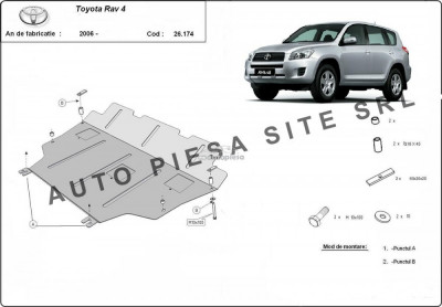 Scut metalic motor Toyota Rav4 fabricata incepand cu 2006 APS-26,174 foto